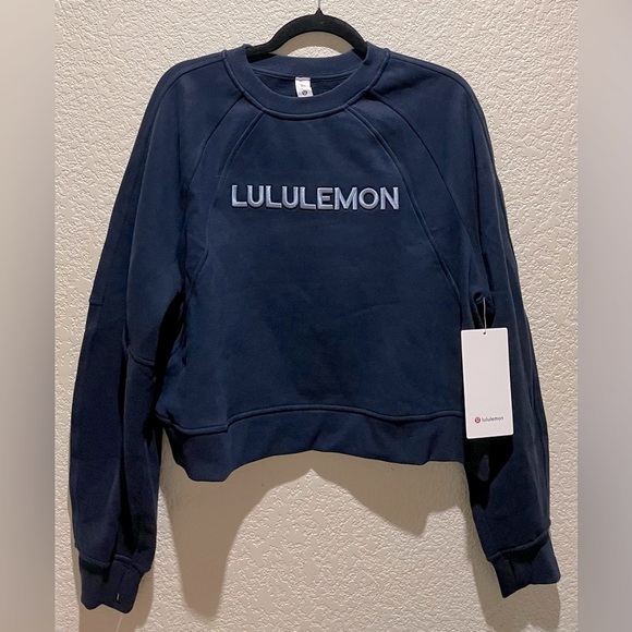 NEW Lululemon Scuba Oversized Pullover Crewneck Sweater Long Sleeves Size M/L - Picture 6 of 7